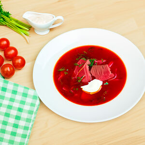 Борщ со свининой