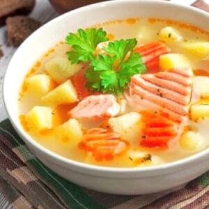 Уха из сёмги