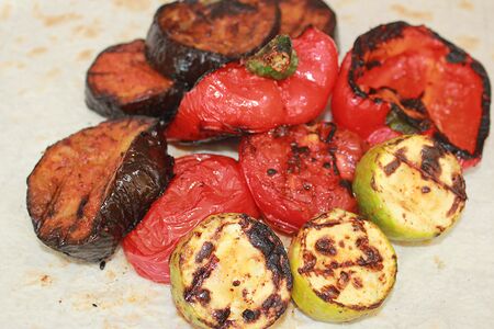 Овощи на углях