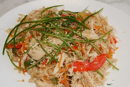 Удон с курицей