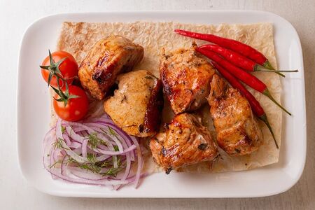 Шашлык из cвинoй мякоти