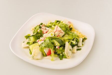 Салат Крабовый зеленый