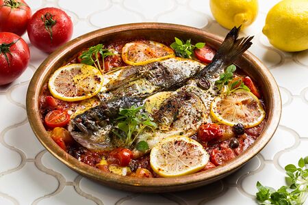 Дорадо в печи