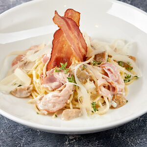 Порчини, спагетти