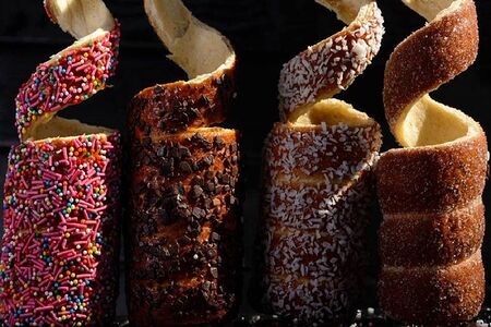 Трдельник большой с соленой карамелью