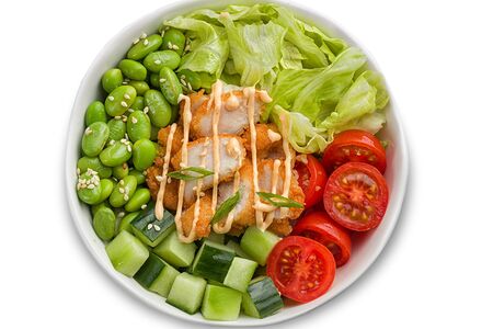 Поке с цыпленком