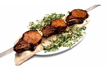 Шашлык из cвинoй корейки