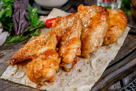 Шашлык из куриных крылышек