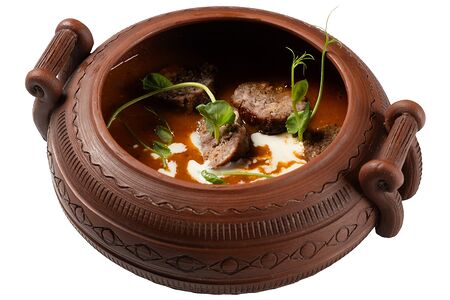 Суп Томатный с домашними колбасками