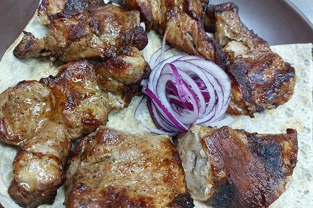 Шашлык из cвинoй мякоти