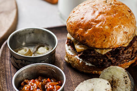 Крафт бургер с говядиной