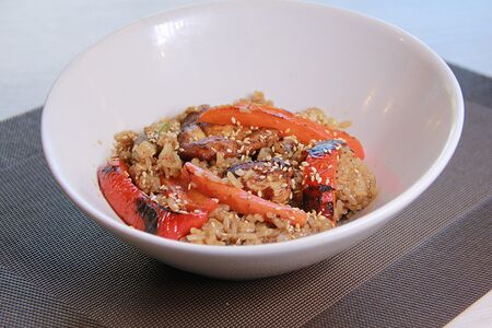 Рис с курицей