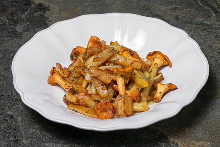 Жареный картофель с грибами