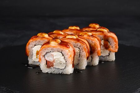 Сяке гриль эби