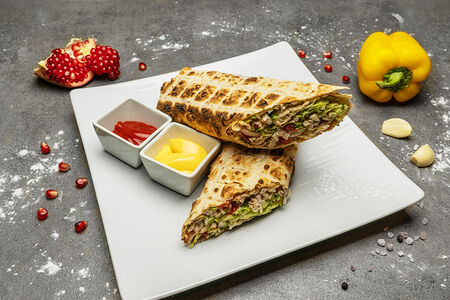 Шаурма на углях