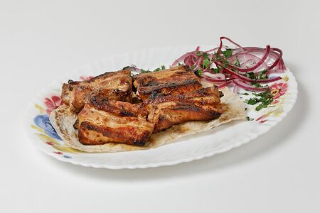 Шашлык из свиных ребер