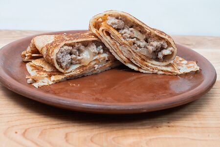 Блинчик с мясом