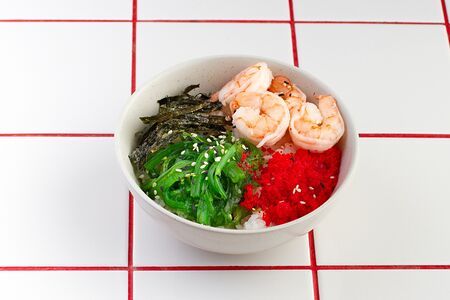 Поке с креветками