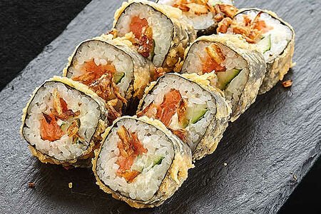 Горячие с лососем