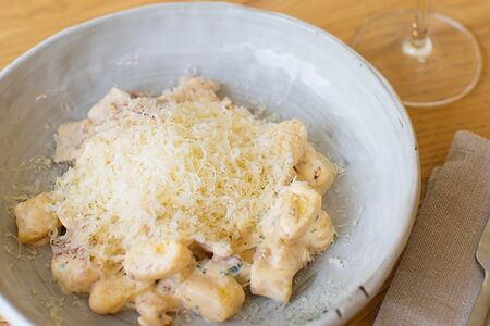 Ньокки с соусом карбонара