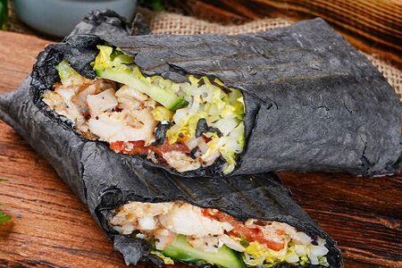 Шаверма стандарт в чёрном лаваше