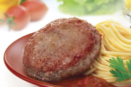 Котлета по-домашнему со спагетти