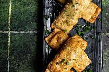 Дамплинги фри с морепродуктами