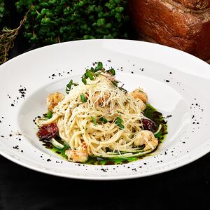 Паста с креветками