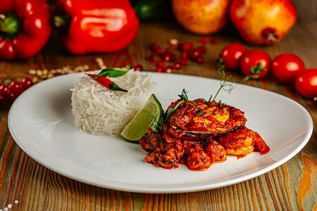 Морепродукты с рисом