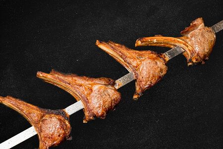 Шашлык из бараньей корейки