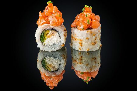 Ролл Тартар с лососем