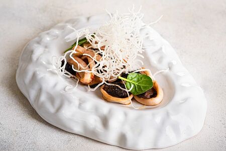 Кальмар обжаренный, острый