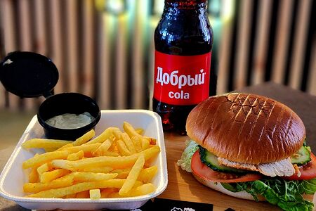 Комбо с гамбургером