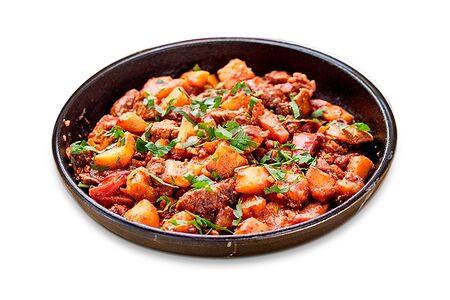 Жаркое лесника с говядиной