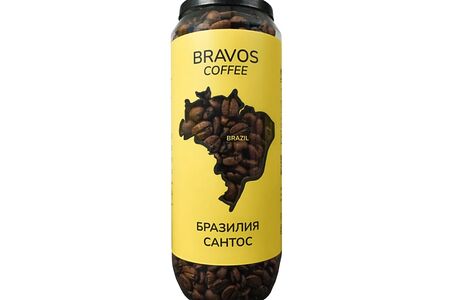 Кофе в зернах Bravos (Бразилия Сантос)