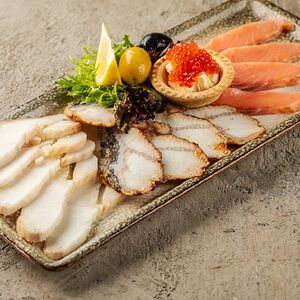 Плато из разных рыб