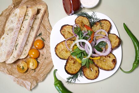 Картофель в тандыре