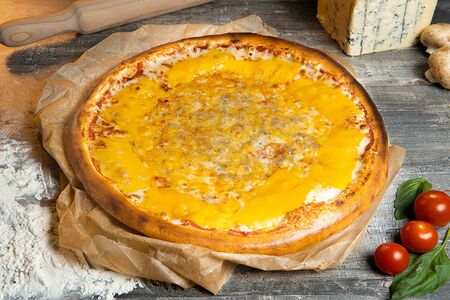 Пицца Четыре сыра 25 см