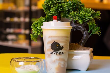 Моти латте капкейк