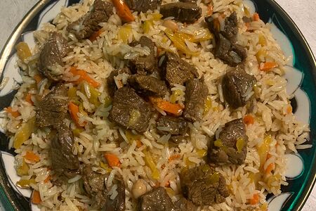 Плов с говядиной на компанию