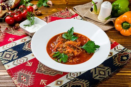 Борщ с говядиной