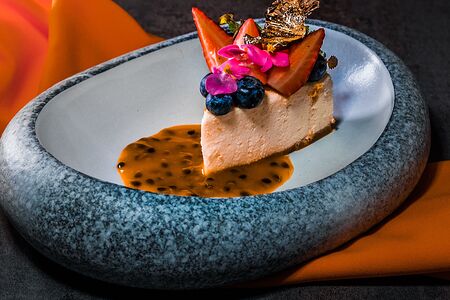 Апельсиновый чизкейк