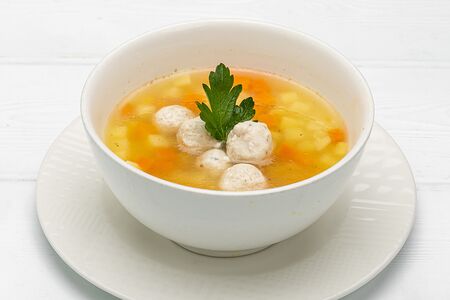 Суп с фрикадельками