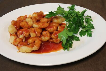 Жареные креветки