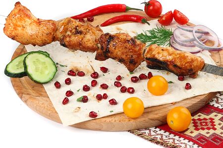 Шашлык из куриной грудки