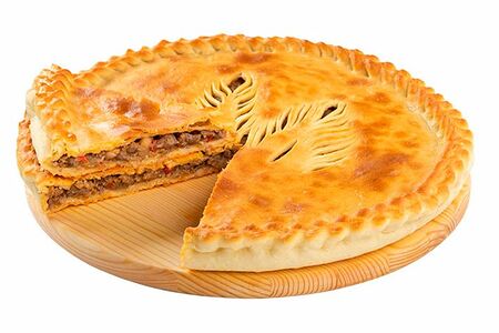 Осетинский пирог с рубленой говядиной