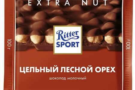 Ritter sport цельный лесной орех