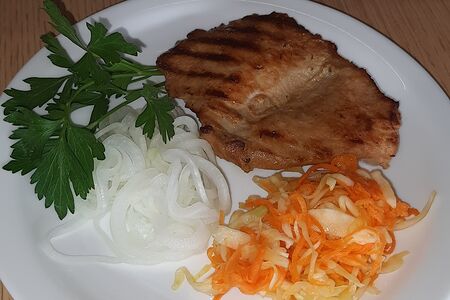Стейк из свинины (корейка)