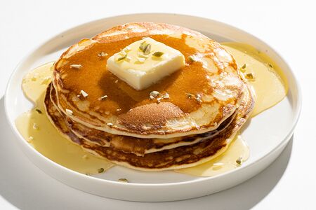 Панкейк с кленовым сиропом