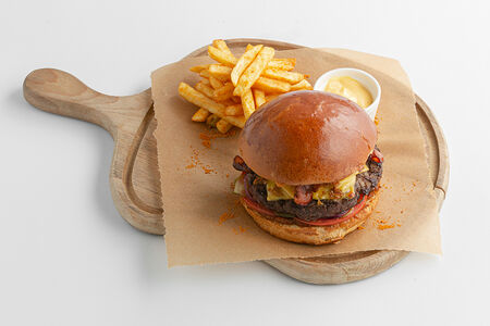 Бургер чили барбекю